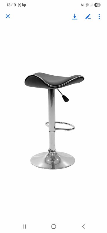 Stolice: 07. Barska stolica Enzo Dužina: 45 cm Širina: 46 cm Visina: 64–84 cm — 7