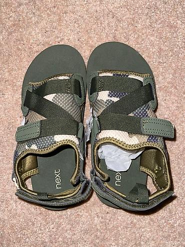 Детская обувь: Next сандали, кеды и туфли. Новые Сандали синие/голубые — 6