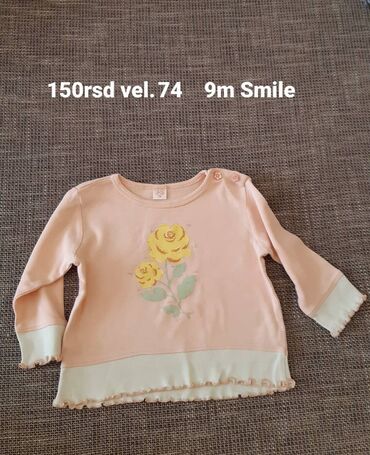 Paketi dečije odeće: Paket: Bodiji, Duksevi, Haljine, Za devojčice, uzrast: 9-12 meseci — 9