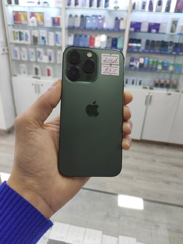 Apple iPhone: IPhone 13 Pro, 256 GB, Yaşıl, Face ID, Sənədlərlə, Zəmanət