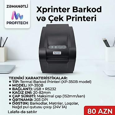 Xprinter, Zəmanətlə, İşlənmiş lalafo.az -da Xprinter, Zəmanətlə, İşlənmiş