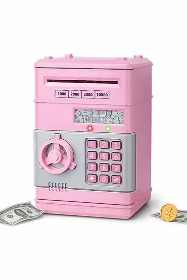 Другие игрушки: Bu çəhrayı elektron pul qutusu, pul yığmaq üçün əyləncəli və — 1