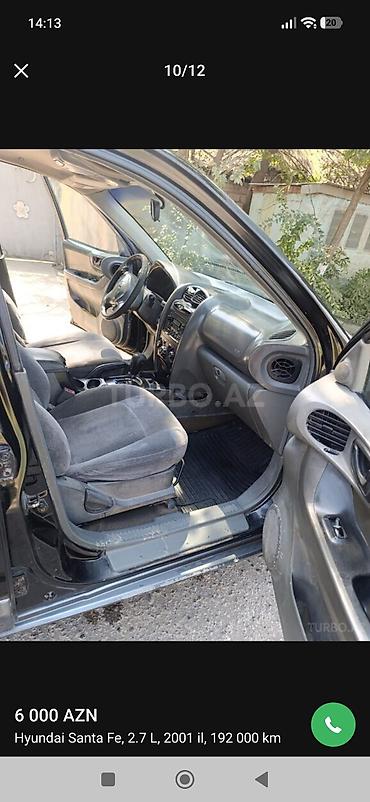 cpm maşın satışı: Hyundai Santa Fe: 2.7 l | 2001 il Ofrouder/SUV — 8