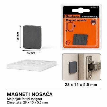 KMT Jaki magnet 9368757 Opis: - Jaki feritni magnet – praktičan