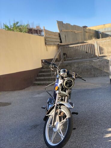 Mopedlər,skuterlər: Moped tipli benzinli motosiklet - Rəng: tünd mavi (xrom detallar və — 7