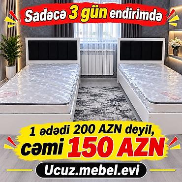 Məhsul: Tək nəfərlik çarpayı və döşək dəsti - Ağıllı, müasir dizaynlı