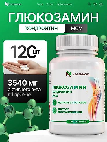 VeganNova Qlükozamin + Xondroitin + MSM – oynaqlar üçün kompleks əlavə