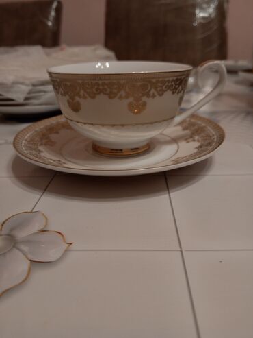 Fincanlar: Fincanlar, rəng - Qızılı, 6 ədədli dəst, Türkiyə — 5