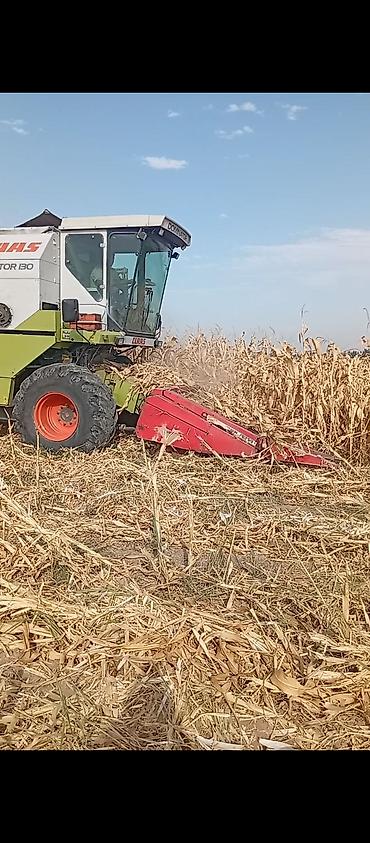 водный транспорт: Комбайн CLAAS Dominator с кукурузной жаткой - Марка/модель: CLAAS — 2