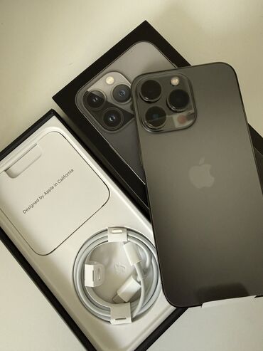 телефон самсунг с: IPhone 13 Pro, Б/у, 256 ГБ, Space Gray, Защитное стекло, Кабель, Чехол, 79 %