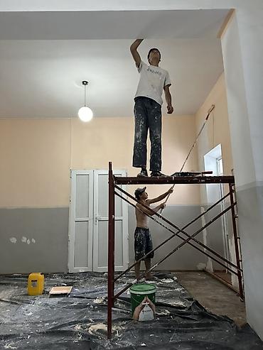 покраска дома: 🎨 Побелка жана ички жасалгалоо жумуштары! 🏠 ✅ Грунтовка ✅ — 1