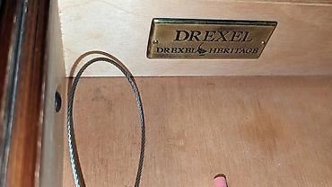 Другая мебель: Шикарные 3 тумбочки Drexel heretage . чистое дерево . цвет красная — 5