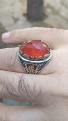 yaqut qaşlı uzuk: Üzük, Əqiq, 5.00+ Karat