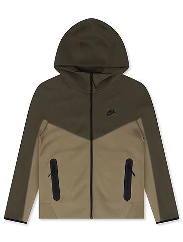 nike tech fleese: Мужская толстовка, M, Nike, Б/у, цвет - Зеленый, Самовывоз, Платная доставка — 1