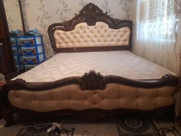 кровать односпальная цена в бишкеке: Спальный гарнитур, Двуспальная кровать, Б/у
