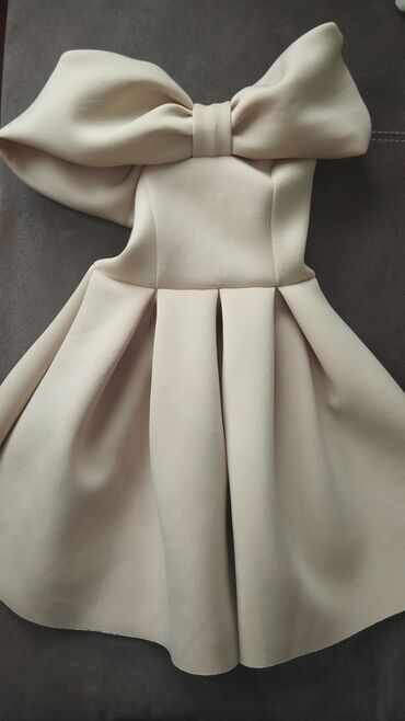 latex maske: S (EU 36), color - Beige, Evening, Other sleeves