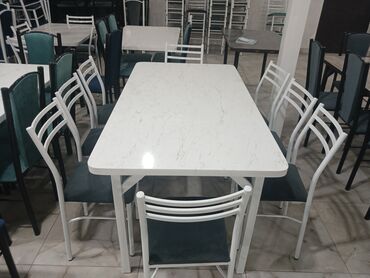 Кухонные столы: Кухонный стол, Новый, Прямоугольный, Нераскладной, Железо