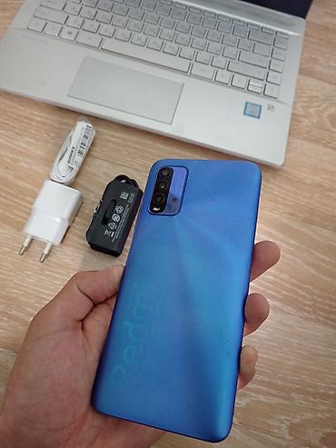 Мобильные телефоны и аксессуары: Redmi, Redmi 9T, Б/у, 128 ГБ, цвет - Синий, 2 SIM — 1