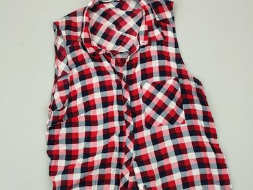reserved czerwona bluzki: Shirt, Bershka, L (EU 40), condition - Good