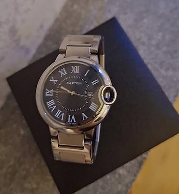 Cartier Ballon Bleu tərzində kişi qol saatı - Korpus və qolbaq