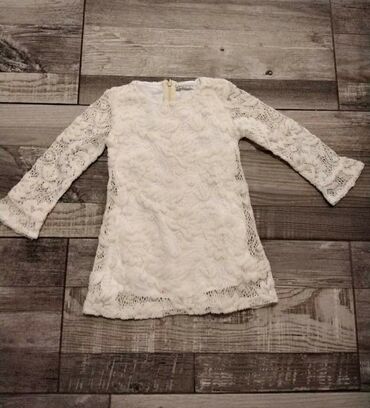 haljina bela duga cm: Mini, Dug rukav