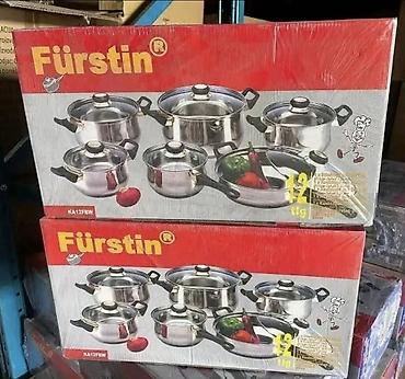 vito lighting: FÜRSTIN set posuđa – 12 delova - Komplet od nerđajućeg čelika sa — 1