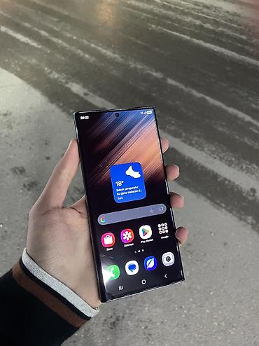 iphone x xs: Samsung Galaxy S22 Ultra, 256 GB, rəng - Qara, Barmaq izi, Simsiz şarj, Face ID — 3