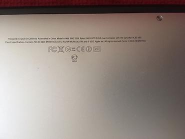 apple mouse: İşlənmiş Apple MacBook, 13.1 ", 256 GB, Ünvandan götürmə — 9