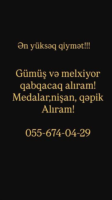 saat alanlar: Xidmət: Gümüş və melxior qab-qacaq, medallar, nişanlar və qəpiklərin — 1