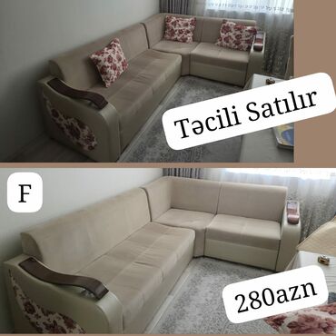 Masa və oturacaq dəstləri: Künc divan, İşlənmiş, Açılan, Çatdırılma yoxdur