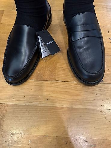 Mokasin və loferlər: Massimo Dutti, Ölçü: 42, rəng - Qara, Yeni — 1
