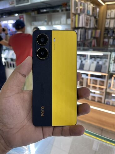 поко 6про: Poco X7 Pro, Б/у, 256 ГБ, цвет - Желтый, 2 SIM