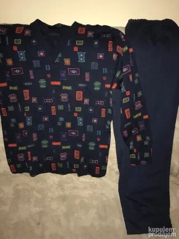 Ostala muška odeća: Original MARKS &SPENCER pidzama M - L NOVA 100% cotton Ramena — 4