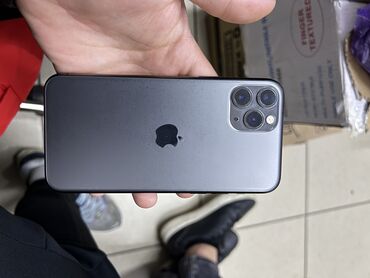 13 про макс 128: IPhone 11 Pro, Колдонулган, 256 ГБ, Кара, Коргоочу айнек, 80 %