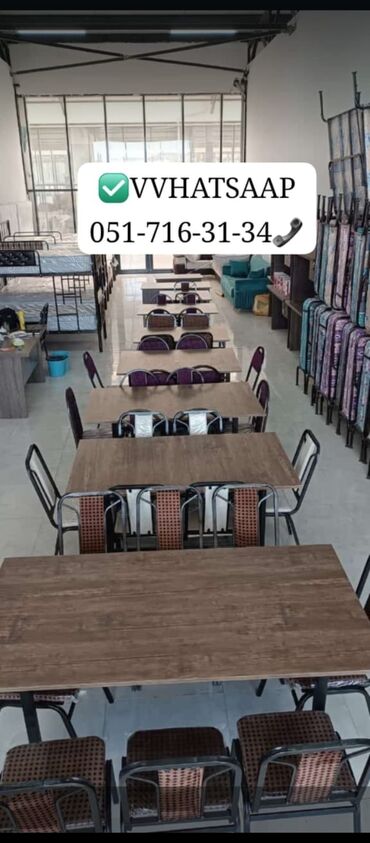 Bağ, çöl oturacaqları: Yeni, Sadə stul, Metal, Azərbaycan — 6