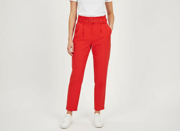 krótkie spodenki do rajstop: Topshop, Material trousers for women, size S