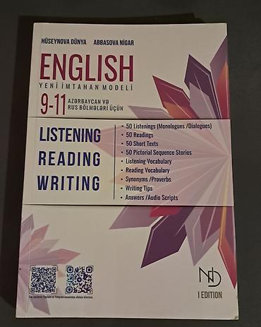 kitab almaq: Məhsul: “ENGLISH – Yeni İmtahan Modeli (9–11)” hazırlıq kitabı — 1