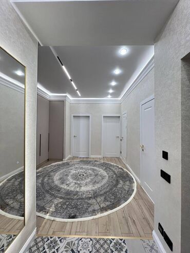3 ком квартира бишкек: 3 комнаты, 112 м², Элитка, 10 этаж, Дизайнерский ремонт
