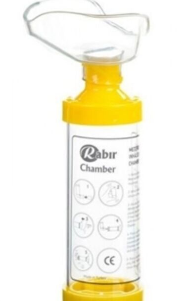 ингалация апарат: Спейсер Rabir Chamber для дозированных ингаляторов (MDI) -