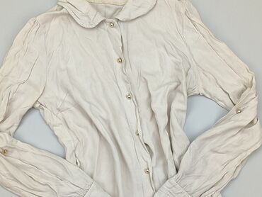 białe obcisła bluzki z długim rękawem: Koszula Damska, S, stan - Dobry