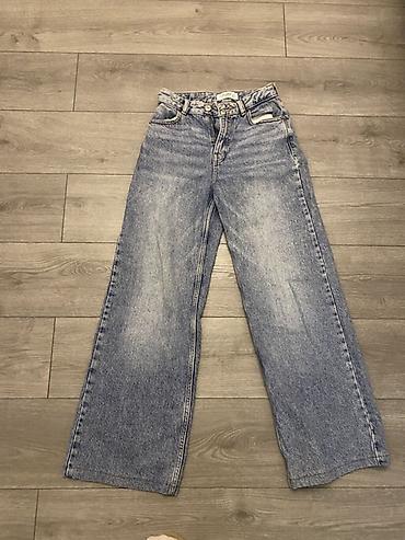 Джинсы: Джинсы, PULL&BEAR, 2XS, цвет - Голубой — 1