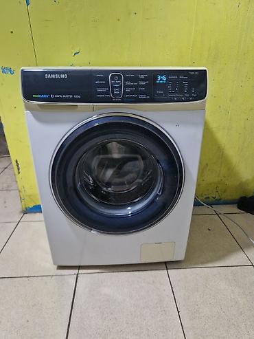 yamata tikis masini qiymeti: Samsung paltaryuyan maşın – EcoBubble, Digital Inverter, 8 kq - Ön — 2