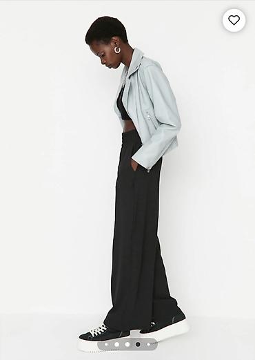 oversize şalvar: Şalvar, Trendyolmilla, S, rəng - Qara — 3