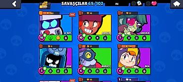 profil ucun kitab şəkilləri: Brawl Stars oyunu üçün oyun hesabı Xüsusiyyətlər: - Kupa Yolu: 21 068 — 3