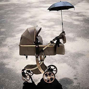 Коляски: Коляска, цвет - Черный, Новый — 6