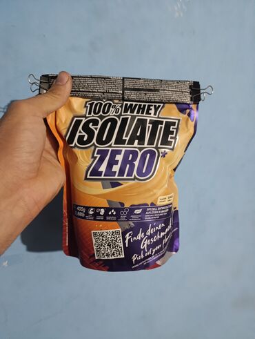 idman elcekleri: 100% Whey Isolate Zero – 400 g (yalnız 1 qaşıq istifadə olunmub)