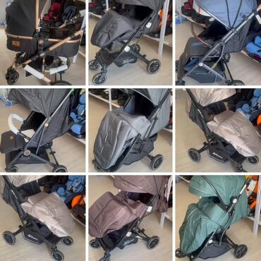 прогулочная коляска peg perego: Балдар арабасы, түсү - Кара