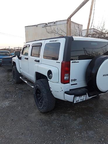 hummer h3 ehtiyyat hisseleri: Hummer H3, ağ rəng, off-road üçün təkmilləşdirilmiş komplektasiya — 7