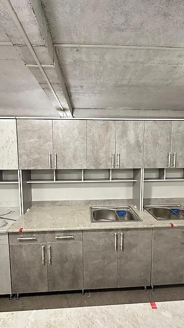 silver kitchen: Кухонный гарнитур, Новый, цвет - Белый, ДСП, Бесплатная доставка — 4