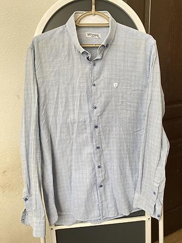 pull and bear: Köynək, XL, rəng - Mavi — 1